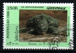 Stamps Laos -  serie- 25 aniv. GREENPEACE