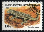 Stamps Asia - Kyrgyzstan -  serie- Reptiles