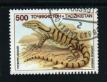 Sellos del Mundo : Asia : Tajikistan : serie- Reptiles
