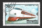 Stamps Mongolia -  1084 - Locomotora