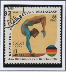 Stamps Madagascar -  Olimpiadas d' verano, Barcelona: Gimnasia