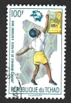 Stamps : Africa : Chad :  584A - Día Mundial del Correo