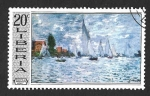 Stamps Liberia -  494 - Pintura