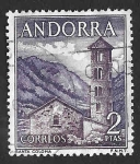 Stamps Andorra -  53 - Iglesia de Santa Coloma (Andorra Española)