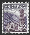 Stamps Andorra -  53 - Iglesia de Santa Coloma (Andorra Española)