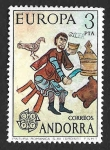 Sellos de Europa - Andorra -  87 - EUROPA (Andorra Española)