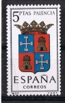 Stamps Spain -  Escudo de España   Palencia