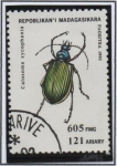 Stamps Madagascar -  Insectos: Calosoma sycophnta