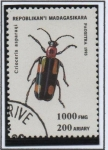 Stamps Madagascar -  Insectos: Crioceris asparaqi
