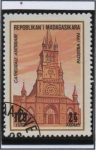 Stamps Madagascar -  Catedrales: Antsirabe, Madagascar