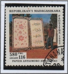 Stamps Madagascar -  Antaimoro Ambalavao Pape