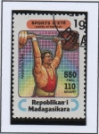 Stamps Madagascar -  Deportes: Pesas