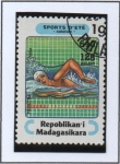 Stamps Madagascar -  Deportes: Natacion