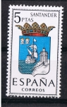 Stamps Spain -  Escudo de España  Santander