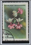 Stamps Madagascar -  Orquideas: Calanthe vestita