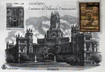 Stamps Spain -  Efemérides- Centenario Palacio de Comunicaciones