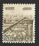 Sellos de Africa - Egipto -  1062 - Puente del 6 de Octubre