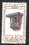 Sellos de Africa - Egipto -  C202 - Balcón Calado en Madera