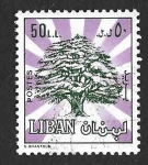 Stamps Lebanon -  497 - Cedro del Líbano