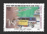 Stamps Turkey -  2491 - CL Aniversario del Ministerio de Transportes y Comunicaciones