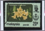 Sellos del Mundo : Asia : Malasia : Rododendro scortechinii
