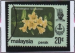 Stamps : Asia : Malaysia :  Rododendro scortechinii