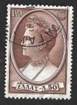 Stamps Greece -  590 - Reina Olga de Grecia