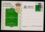 Stamps Spain -  Tarjeta entero Postal - 75º Aniversario Fundación Real Unión Club de Irún