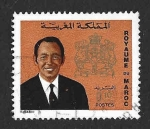 Stamps Morocco -  278 - Rey Hassan II y Escudo Nacional