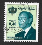 Stamps Morocco -  512 - Hassan II Rey de Marruecos
