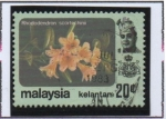 Sellos del Mundo : Asia : Malasia : Rododendro scortechinii