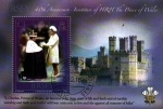 Sellos de Europa - Isla de Jersey -  40 aniv. coronació principe de Gales