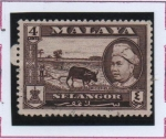 Stamps Malaysia -  Sultan Hissamuddin Alan Saah