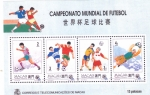 Stamps Macau -  Campeonato Mundial de Futbol