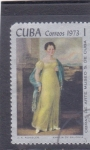 Stamps Cuba -  RETRATO-AMALIA DE SAJONIA