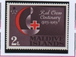 Sellos del Mundo : Asia : Maldivas : Centenario d' l' Cruz Roja Internacional