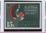 Stamps Maldives -  Centenario d' l' Cruz Roja Internacional