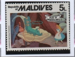Stamps : Asia : Maldives :  Escenas d