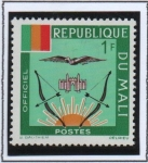 Sellos de Africa - Mali -  Escudo d' Armas d Mali