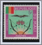 Sellos de Africa - Mali -  Escudo d' Armas d Mali