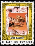 Stamps North Korea -  1980 Conquistadores del cielo y el espacio: Hermanos Wright