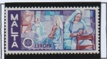 Stamps : Europe : Malta :  Costura