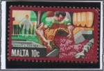 Stamps Malta -  Prensado d' l' Uva