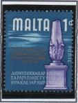 Stamps Malta -  Historia d' Malta, Cippus, Inscriciones Fenicias y Griegas