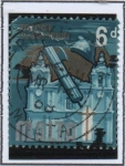 Stamps Malta -  Historia d' Malta, Catedral d' Notabile