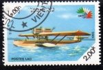 Sellos de Asia - Laos -  1985 Aviones de Italia: MF