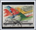 Stamps Malta -  Aeropuerto Internacional d' Malta