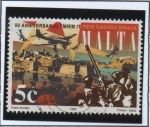 Stamps Malta -  Final d' l' segunda Guerra Mundial