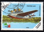Stamps Asia - Laos -  1985 Aviones de Italia: Macchi Castoldi