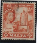 Stamps Malta -  Isabel y  	Abrevadero del acueducto de Wignacourt